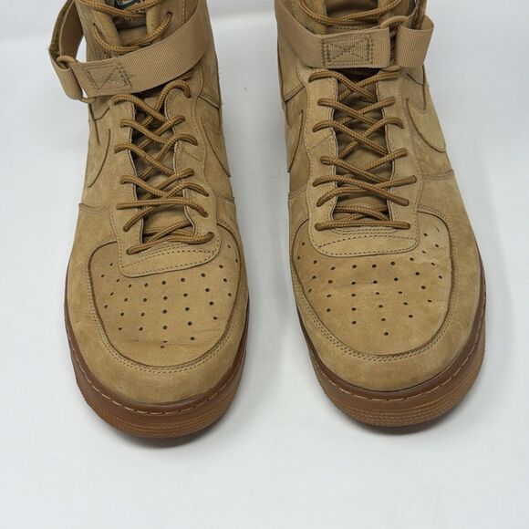 Nike Air Force 1 High 07 LV8 Wheat Flax Gum Suede 806403-200 Mens 14 main image 7
